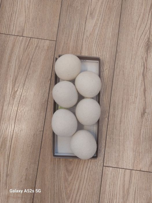 6 броя вълнени топки за сушилня