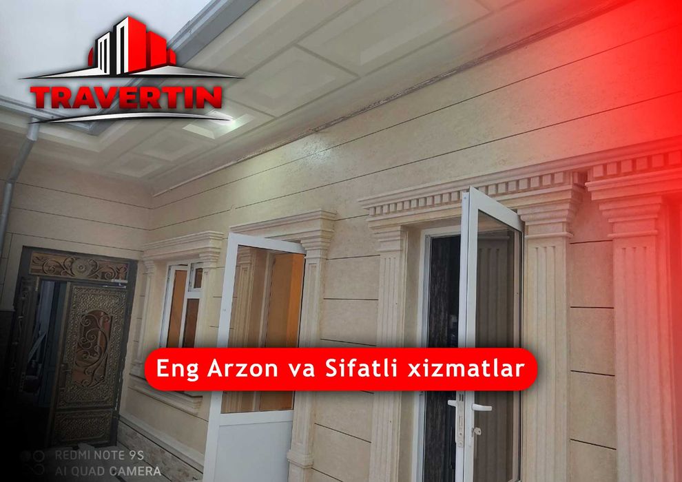 Travertin narxi Marmareno Venetsianka art-beton Farat