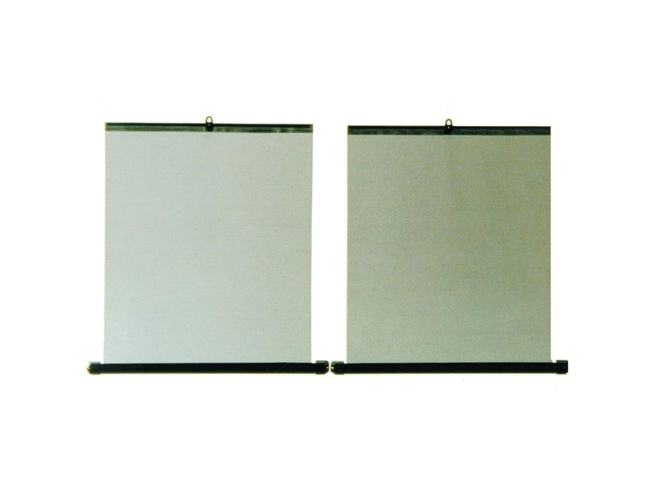 Set 2 jaluzele auto rulou Carpoint pentru geam lateral, 45 x 58 cm, gri, fixare cu ventuze si carlige