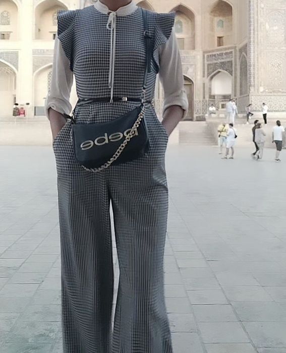 Комбинезон Calvin Klein в «гусиную лапку» (Размер S)