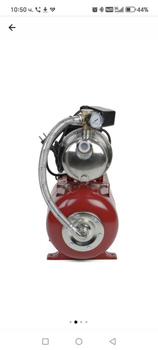 Хидрофор 24L Steinhaus PRO-BOO24I, 1100W, 4600 л/ч, 4.5 bar, Иноксова