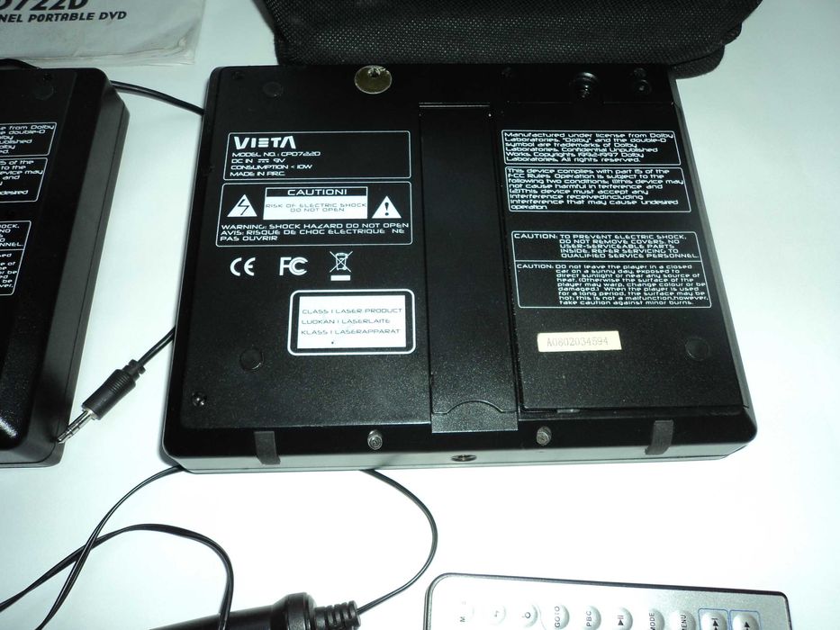 ДВД плеър за кола Vieta CPD722D