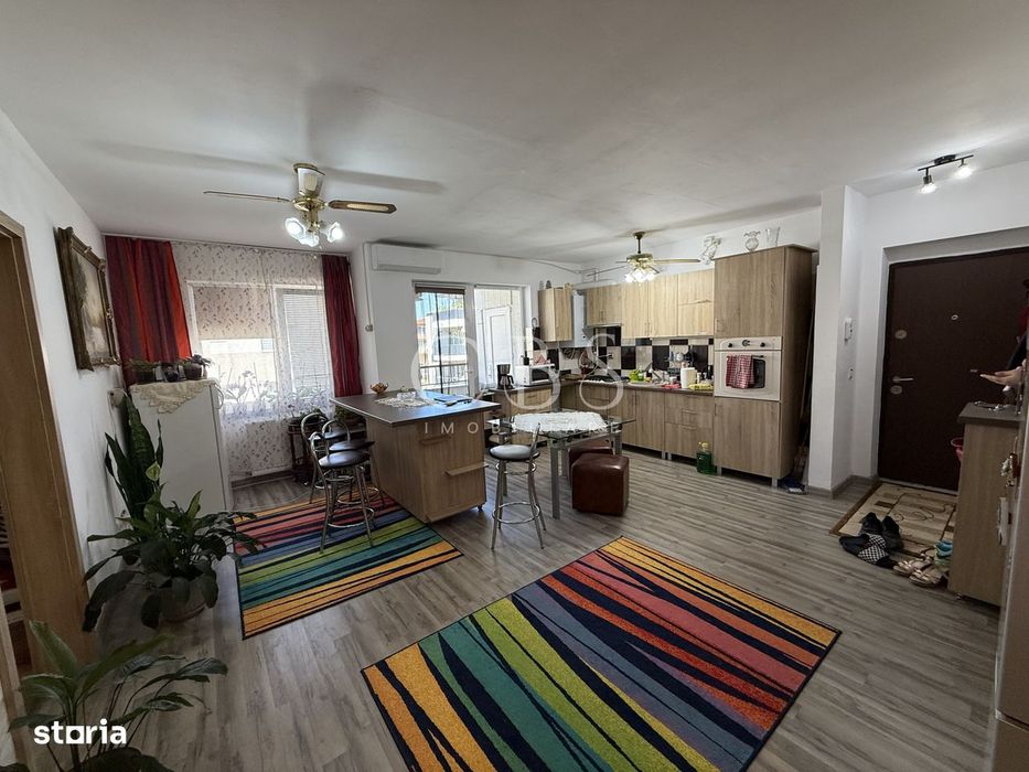 Exclusivitate!Com0%!Ap 3 camere 58mp semidec,1 balcon,parcare cu CF St