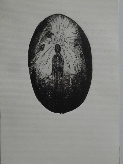 Графика/ офорт ,акватинта/ С3С5 техника