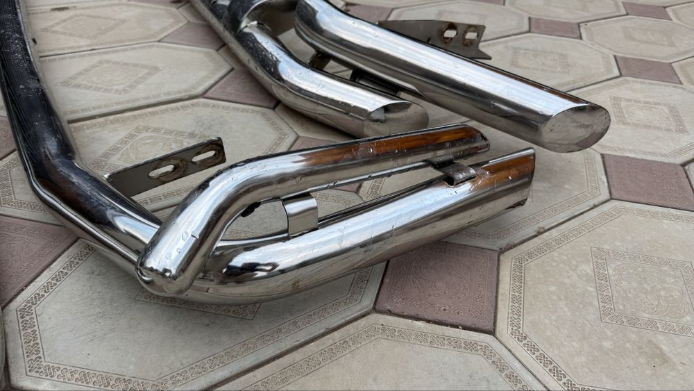 Защита бампера Прадо 150