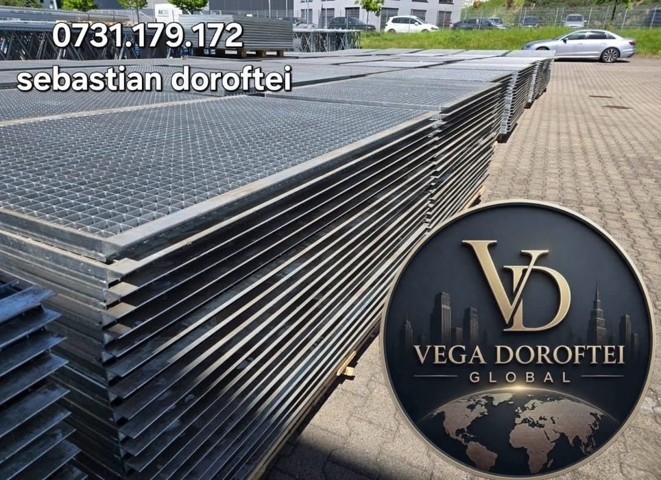 Grătare trepte zincate