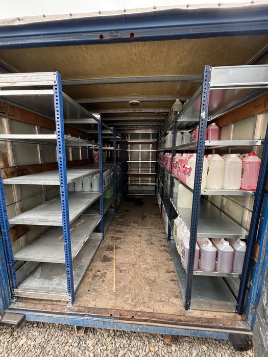 Rafturi cu polite zincate 600 adancime x 1000 mm x 2000 H