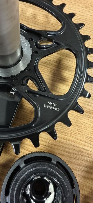 Курбели с плоча : SHIMANO XTR FC-M9100-12-1 /34Т / 170.175 mm