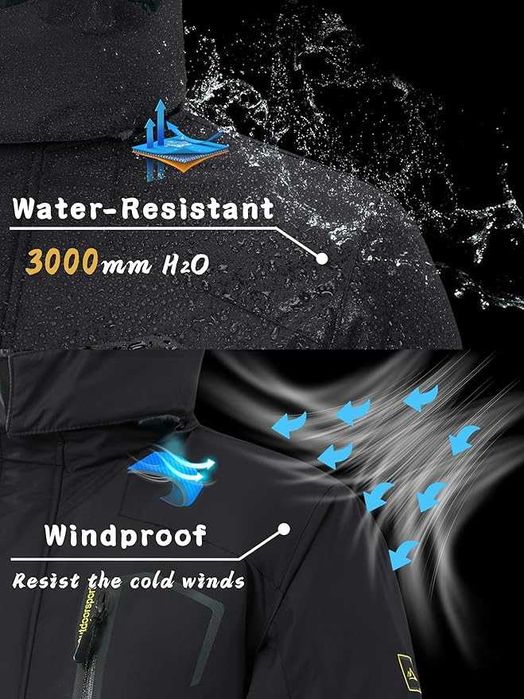 Jachetă de schi pentru bărbați KEFITEVD