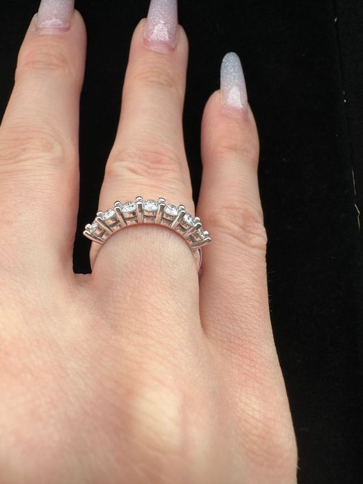 Inel argint cu moissanite