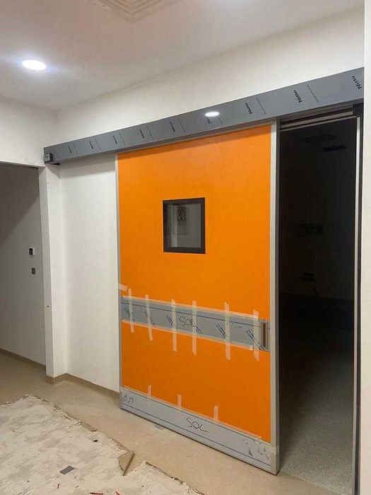 просвинцованные ширмы и автоматические двери для рентген кабинетов