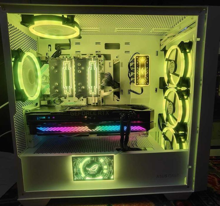 Геймърски компютър Ryzen 5700x, ASUS ROG Strix RTX3070, 32gb ddr4, 1tb nvme