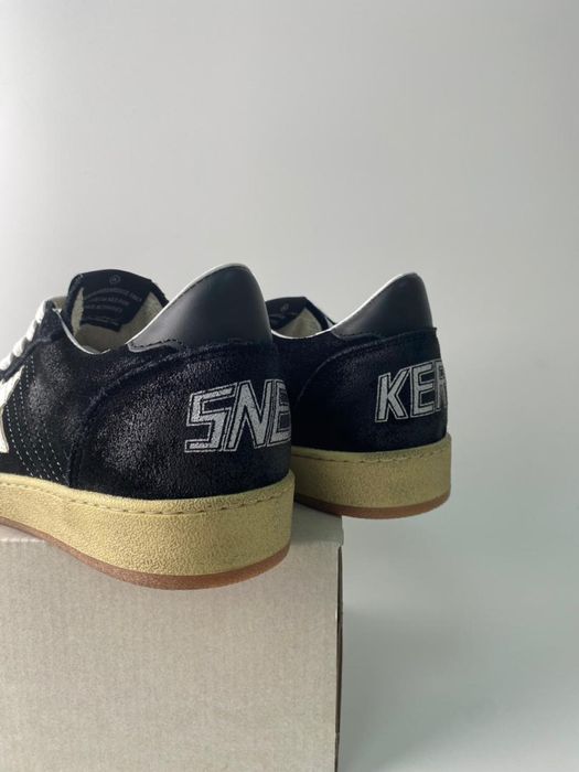 Golden Goose Ball Star Black Suede