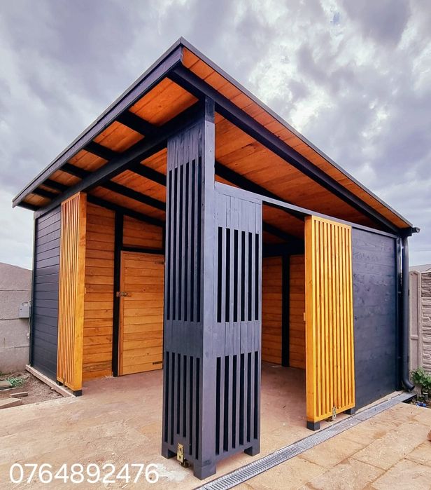 Foisor lemn 4x3m Bucuresti Ilfov montaj 4 ore pergola terasa pavilion