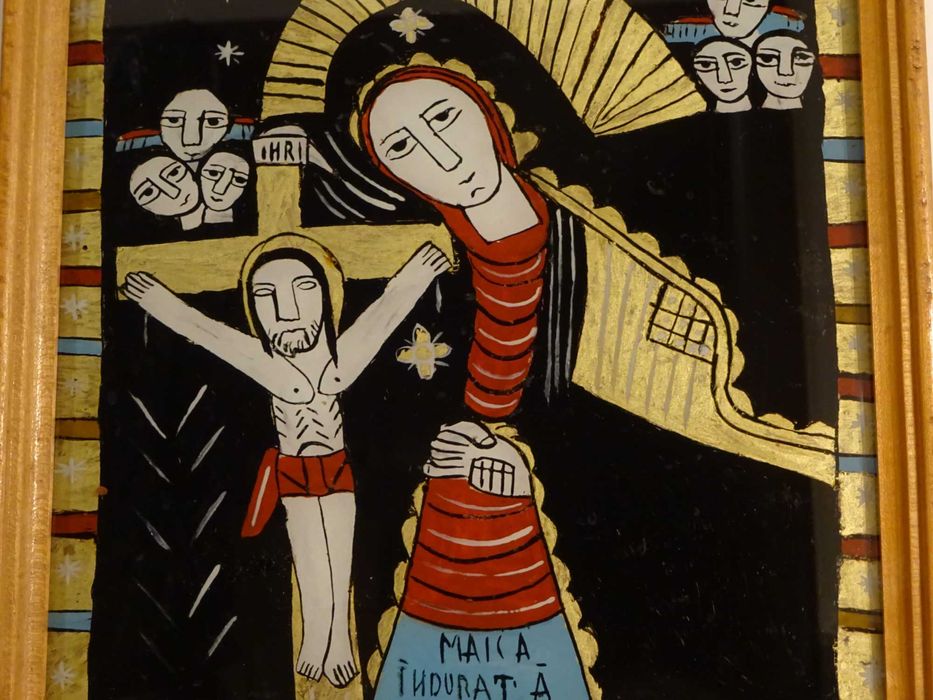 Icoana Maica Domnului Indurerata, pictura din Nicula