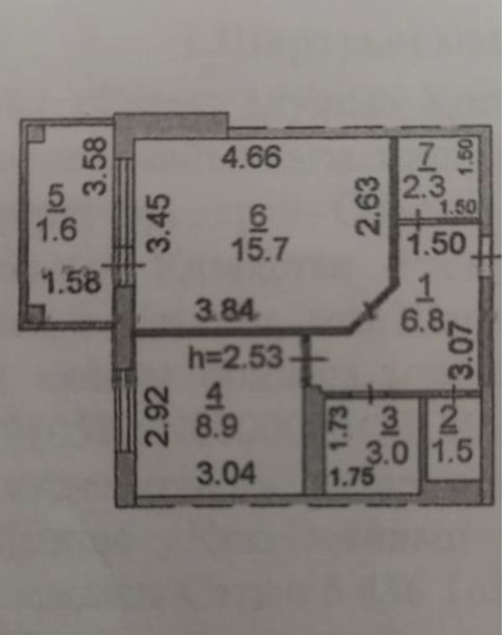 Продажа 1 комнатной