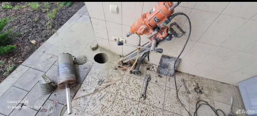 Алмазное бурение - быстра и качественно!