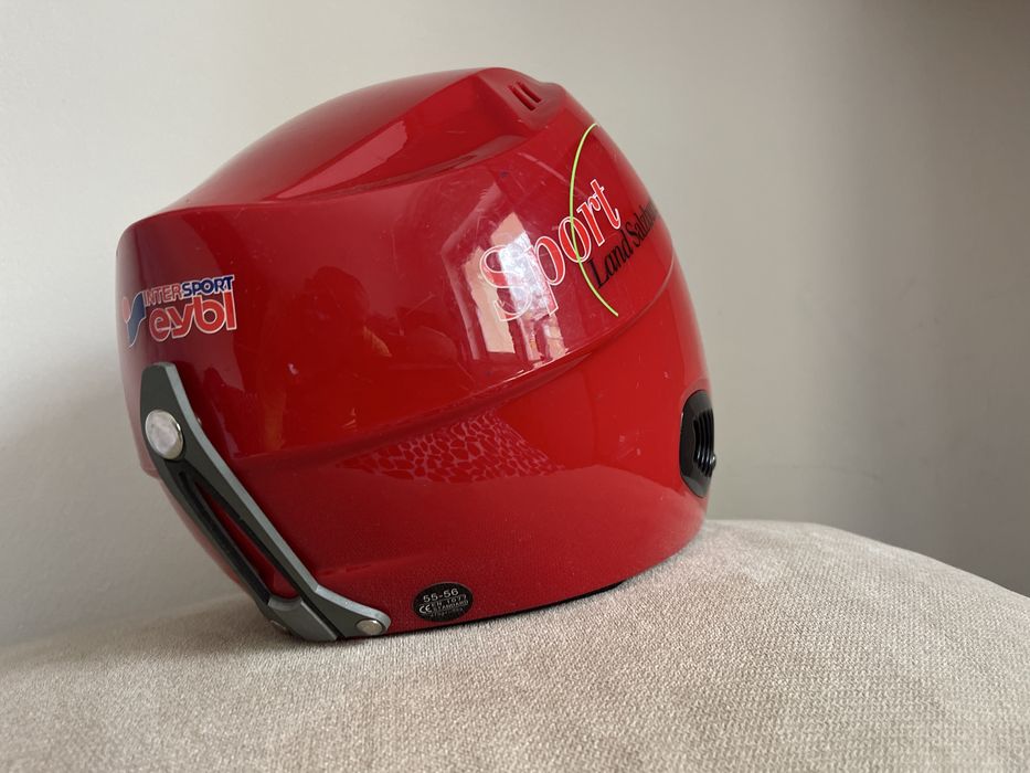 Casca ski rosie 55-56 cm