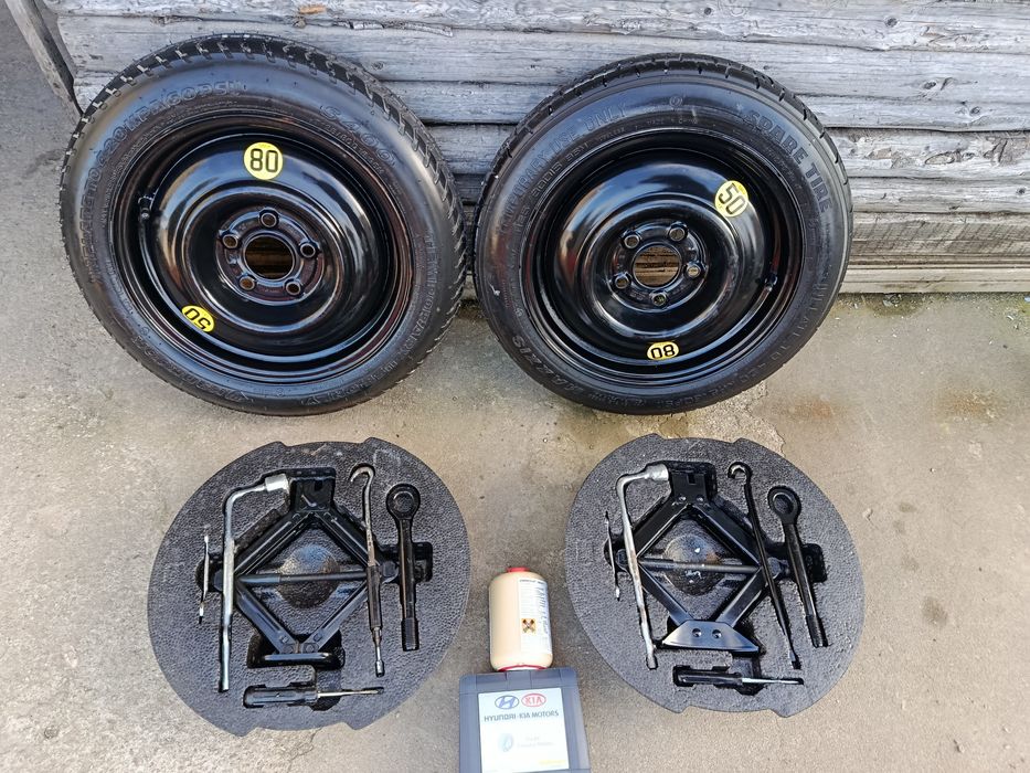 Резервна гума тип патерица за Киа и Хюндай 15 цола