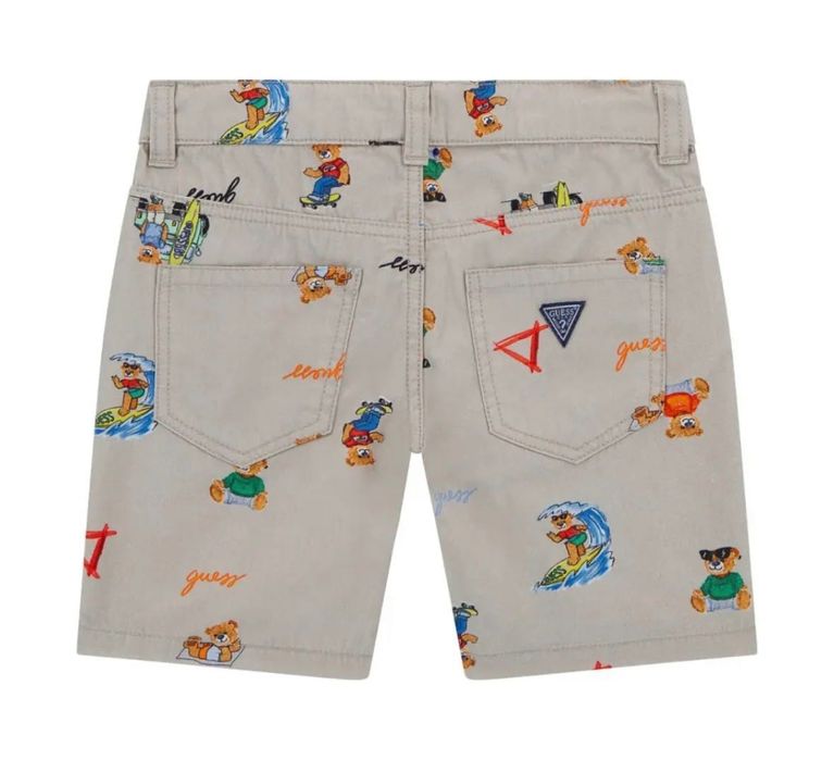 Къси панталони в бежов цвят за момче 104см 4 г Guess