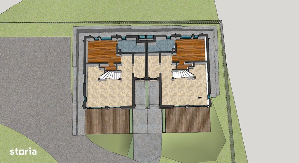 Teren intravilan, 1000 mp, proiect duplex P+E, zona Sinaia - Zamora