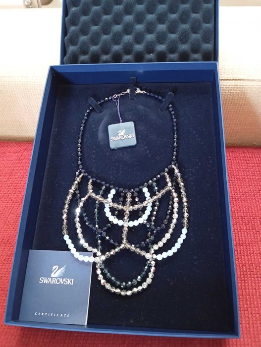 Colier Statement Swarovski Mauritius Original Pachet Complet (Certificat & Cutie)