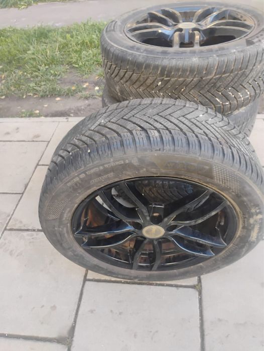 Vând set jante aliaj + anvelope 205/55 R16 – aspect sport