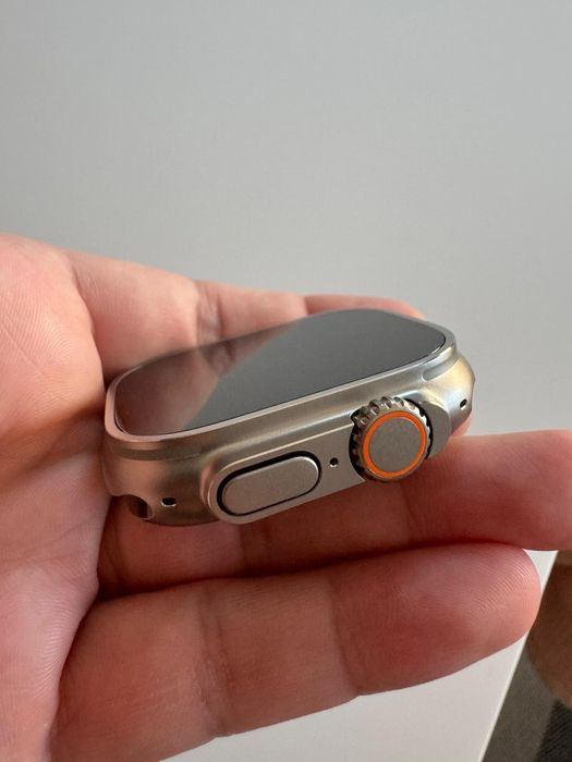 Apple Watch Ultra 2 natural titanium, cu accesorii, in garantie