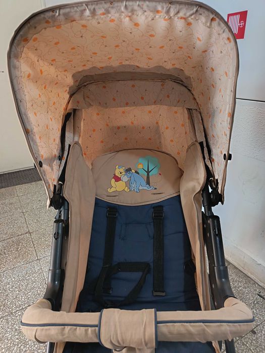 Детска количка Hauck Disney 2 в 1 Мечо, със зимен и летен кошПух, става и за лятна