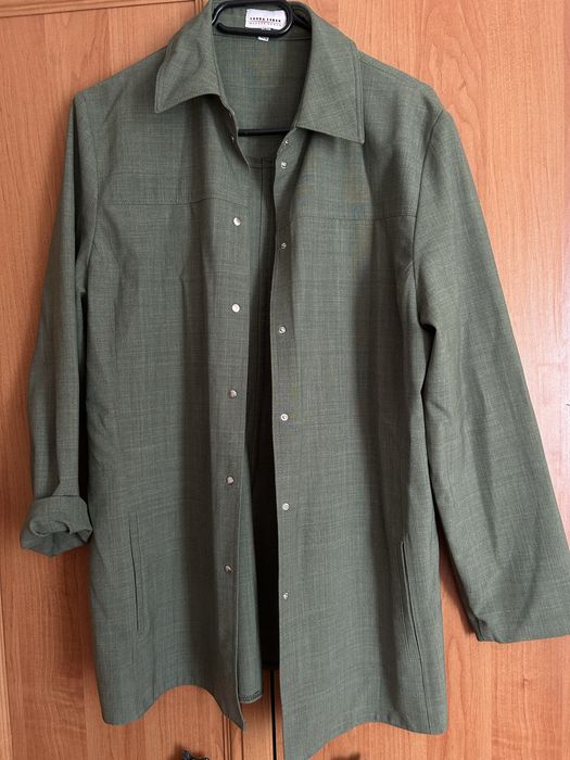 Camasa verde cu capse