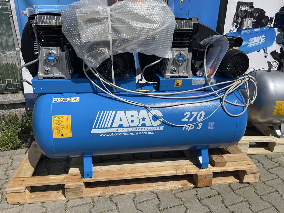 Compresoare Aer Profesionale TANDEM 2x2,2kw-270l / 2x5,5kw-500l ABAC