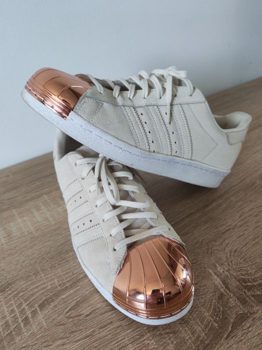 Adidas Superstar 80s Metal Toe S75057 | Piele întoarsă | Mărimea 41 1/3