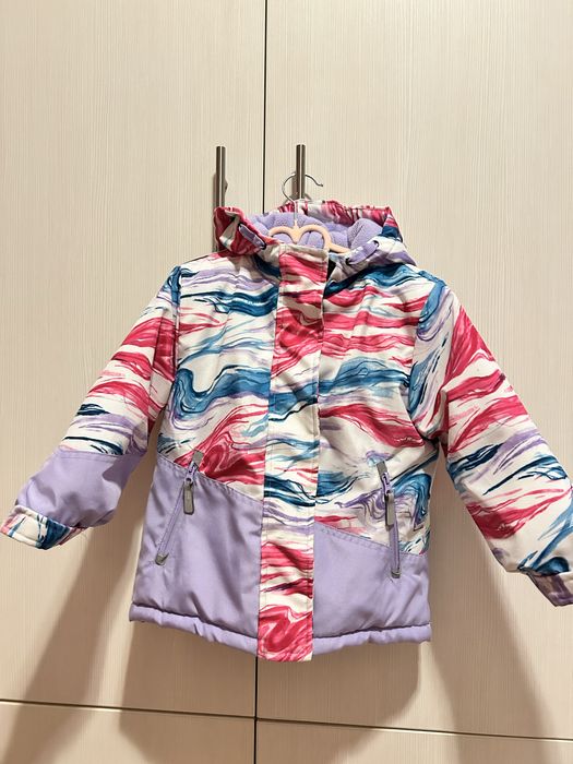 Geaca impermeabila  copii multicolor (roz, albastru, al