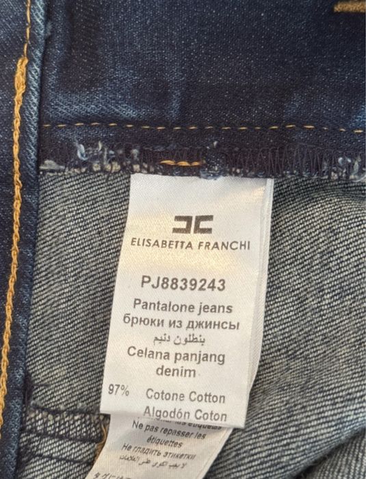 Blugi Elisabetta Franchi - Retro / Vintage - Low-Waist (S/M)