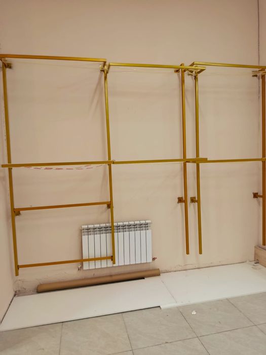 Стеллаж витрина зеркала