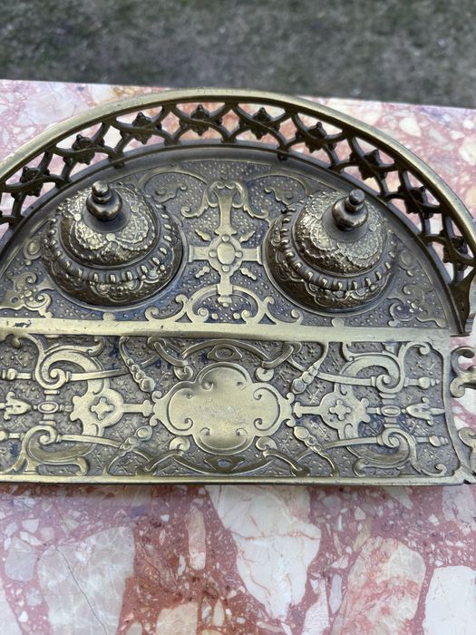 Suport calimara din bronz masiv