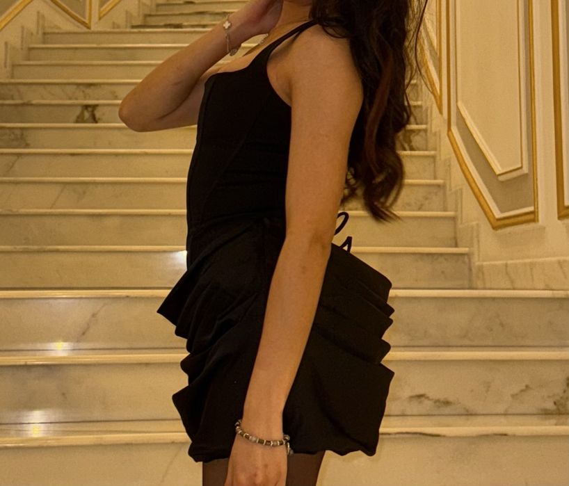 Платье черный, размер S