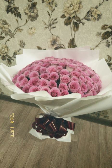 ЦВЕТЫ 101 роза,букет