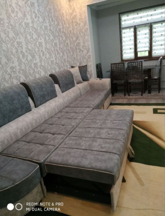 Чиланзар 8.  2 х комнатная Евро ремонт с обстановкой