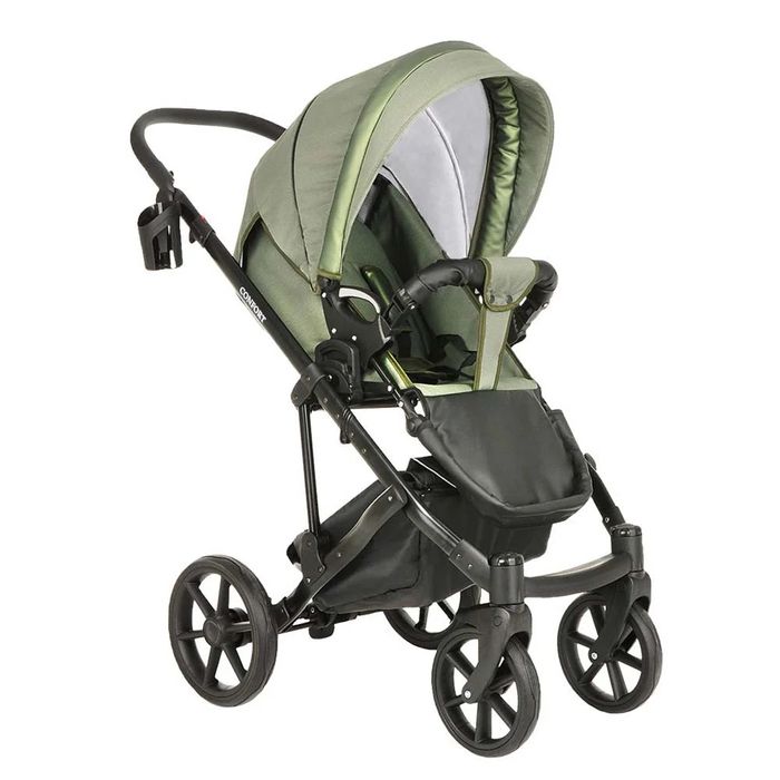 Коляска PITUSO 2 в1 CONFORT Олива+Кожа