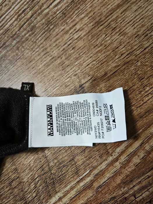 NAPAPIJRI Оригинален мъжки пуловер с цип Размер XL