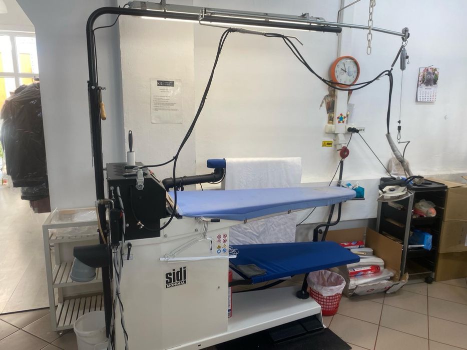Masă profesională de călcat SIDI Mondial + generator abur industrial – TVA deductibil