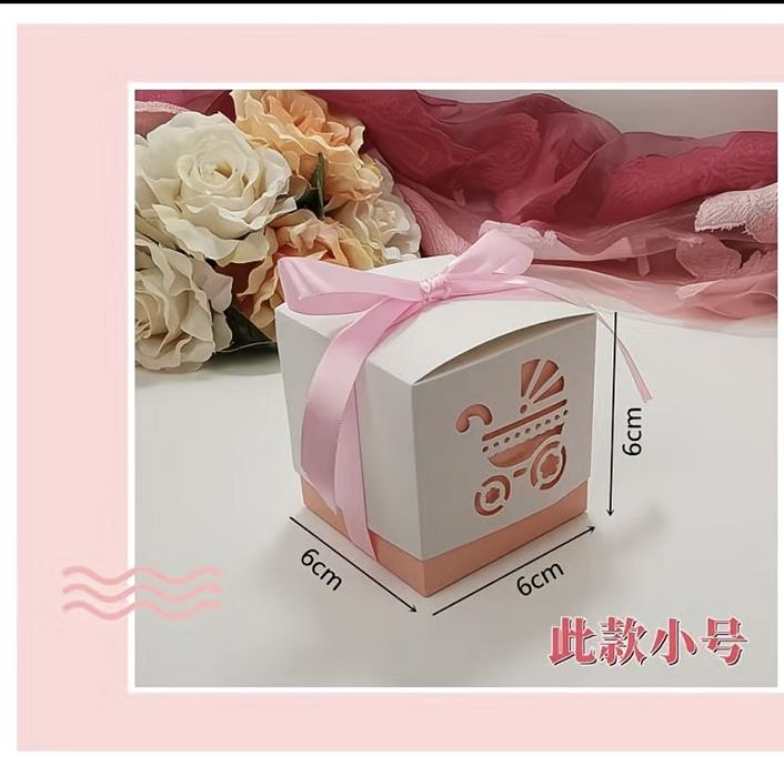 Бонбоньерки коробочки розовые
