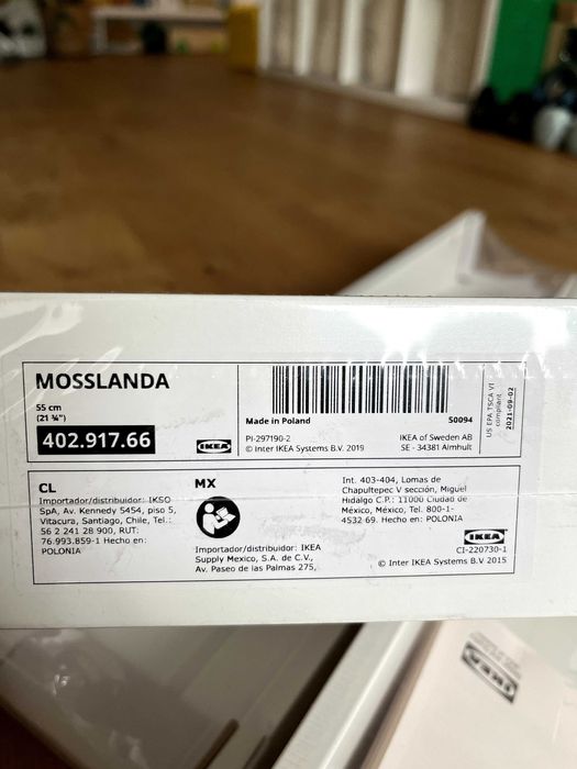 Нови: Рафтове и закачалки Ikea KOMPLEMENT, MOSSLANDA, HJÄLPA