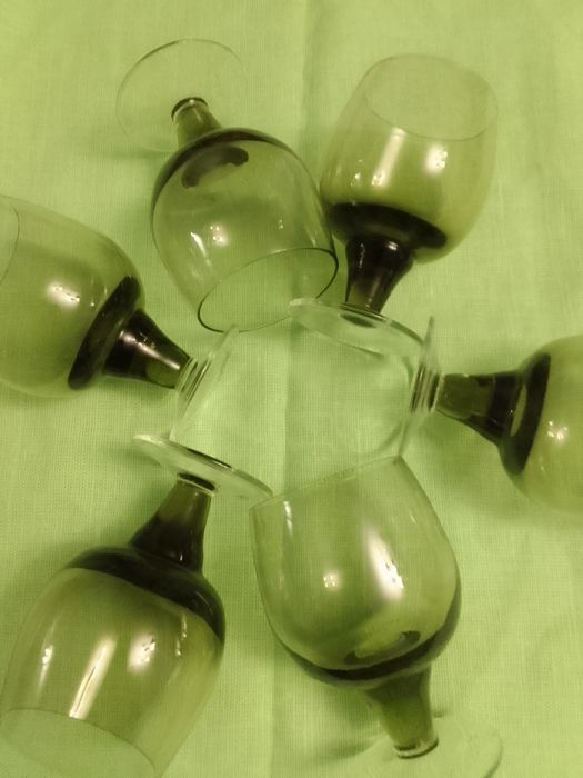 Бокалы чешское стекло. Хрусталь