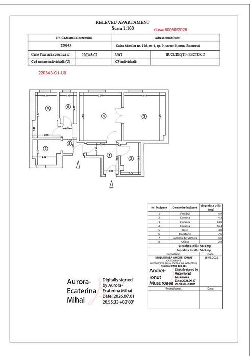 Apartament 3 camere ultra ultracentral, semidecomandat