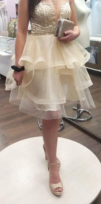 Официална къса рокля