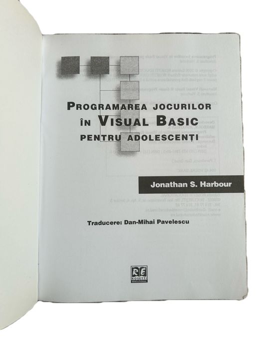 Carte Programarea Jocurilor în Visual Basic pentru Adolescenți - Jonathan Harbour
