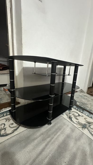 Подставка под телевизор стеклянная б/у