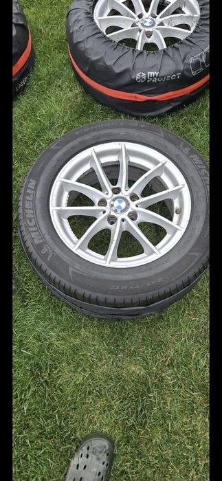 Jante bmw x3 F5 dimensiuni  245 55 17 cu anvelope de vara